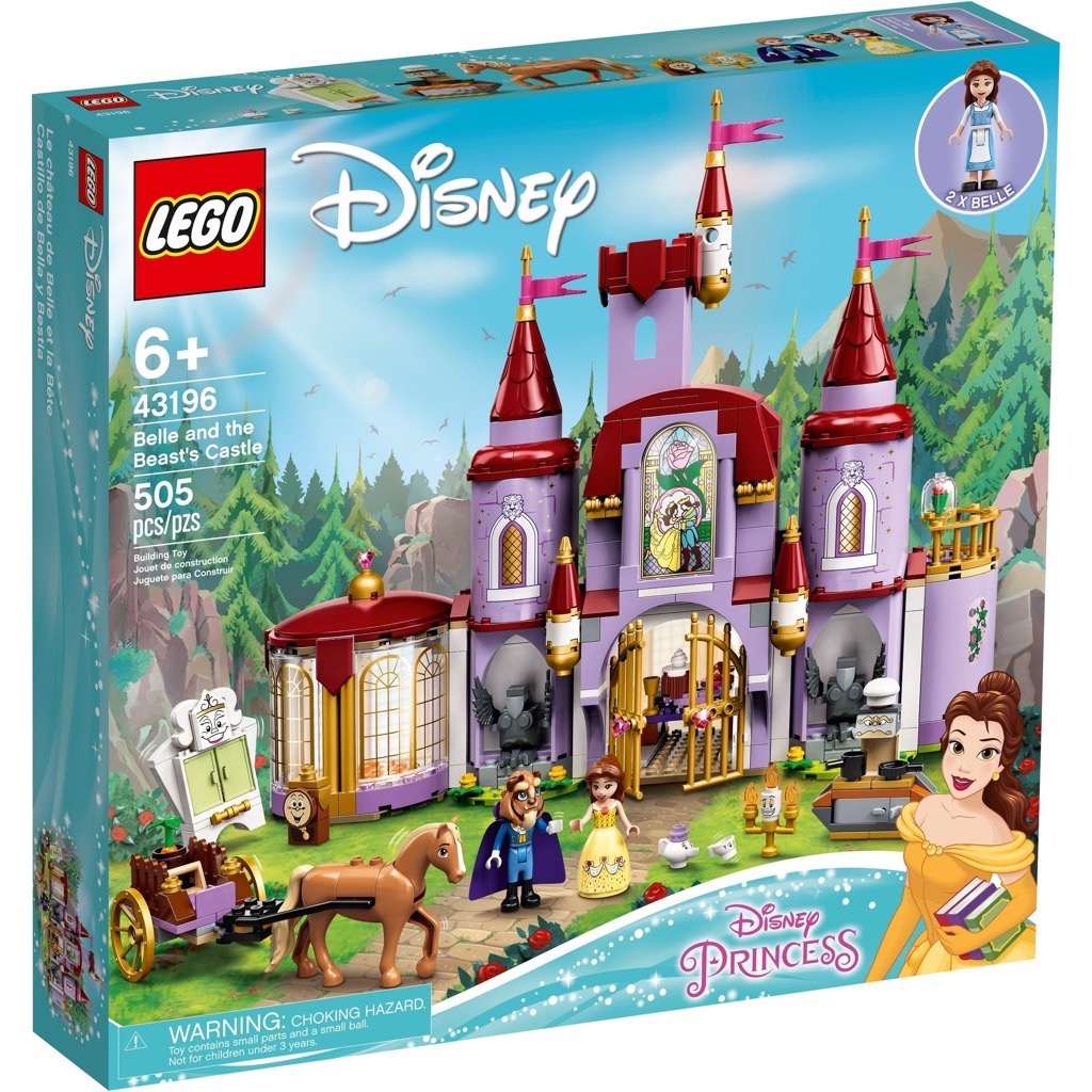 เลโก้ LEGO Disney 43196 Belle and the Beast's Castle