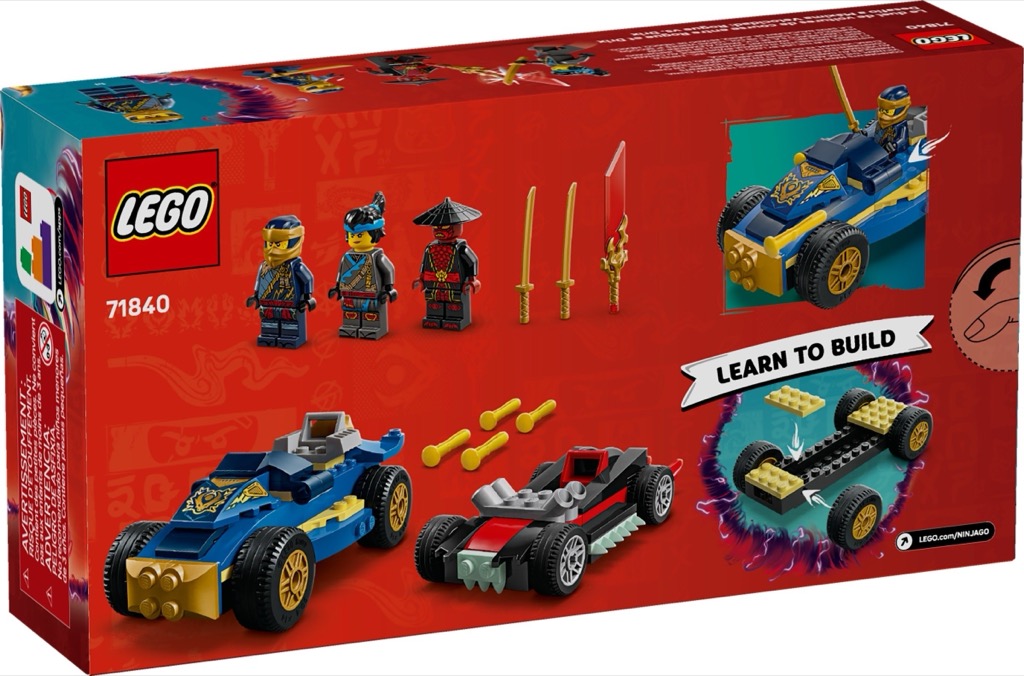 เลโก้ LEGO Ninjago 71840 Rogue vs. Drix Race Car Duel
