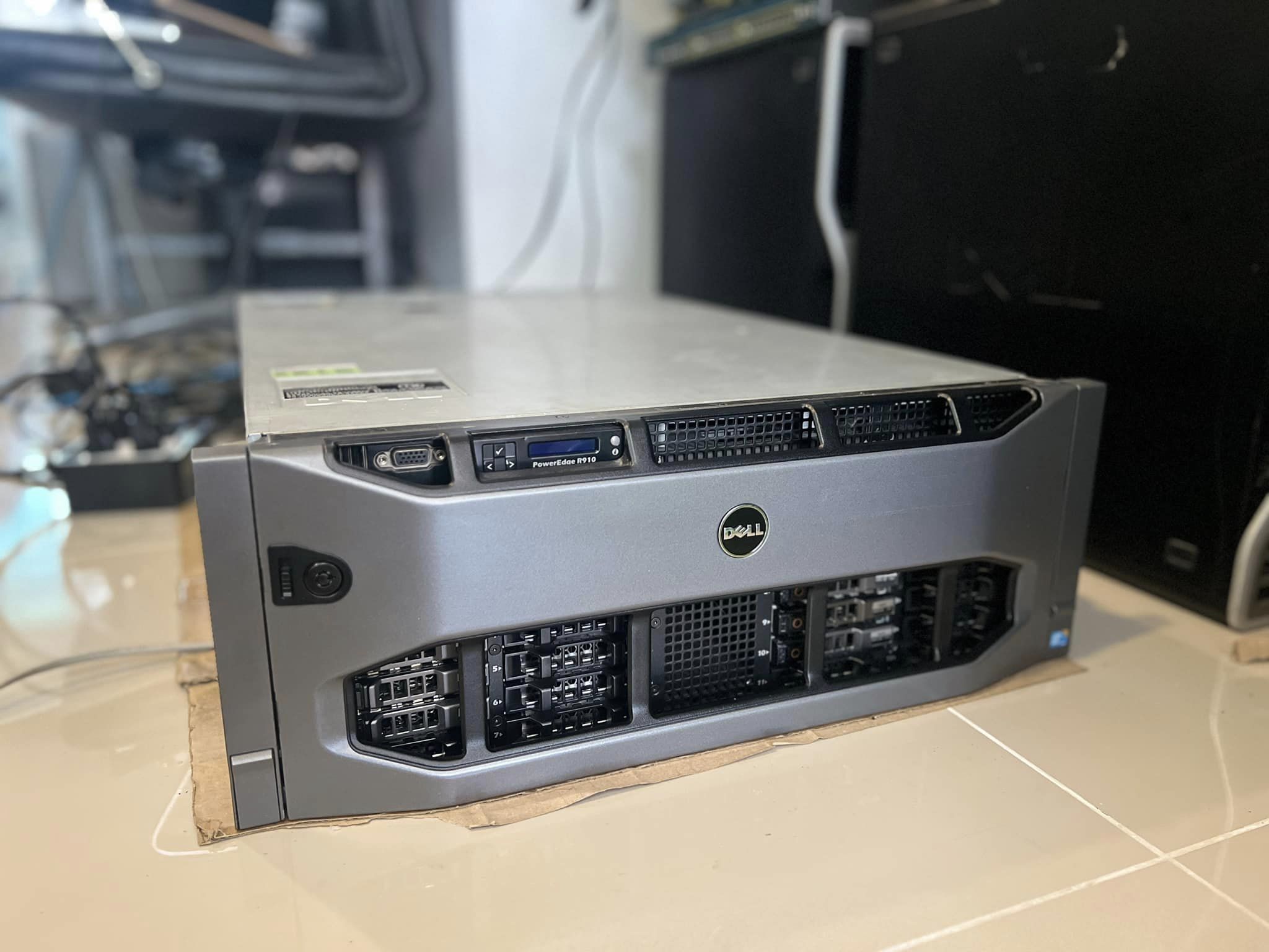 server dell r910 4cpu 64gb 24cores เครื่องมีประกัน 30 วันเซิฟเวอร์เดลมือสองพร้อมใช้งาน