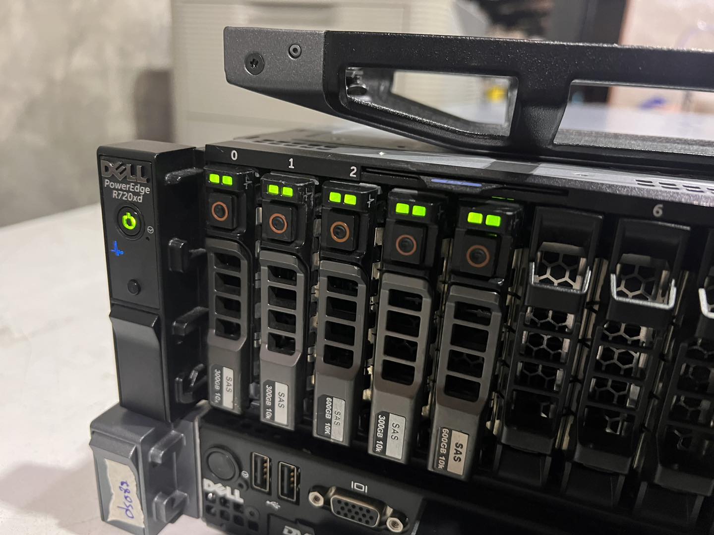 server dell r720xd 2cpu 32gb hdd 24ลูก เซิฟเวอร์มือสองพร้อมใช้งาน