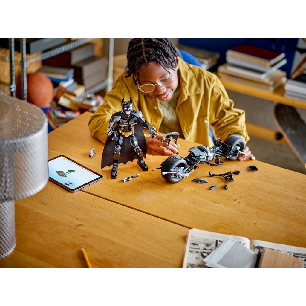 เลโก้ LEGO Super Heroes 76273 Batman Construction Figure and the Bat-Pod Bike