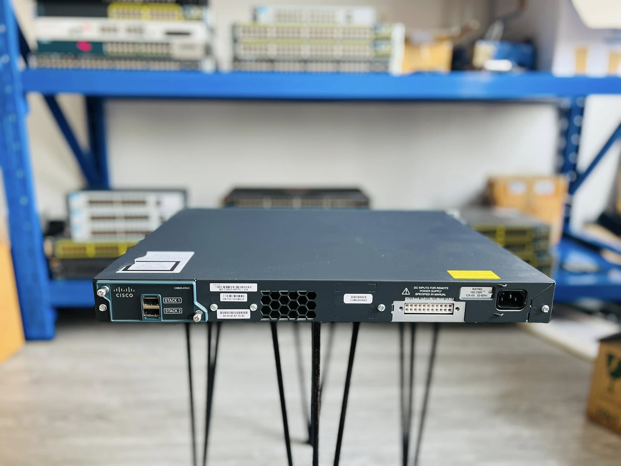 Switch Cisco 2960S 48port PoE Gigabit 740W สวิทซิสโก้พีโออีกิกะบิตมือสองพร้อมใช้งาน