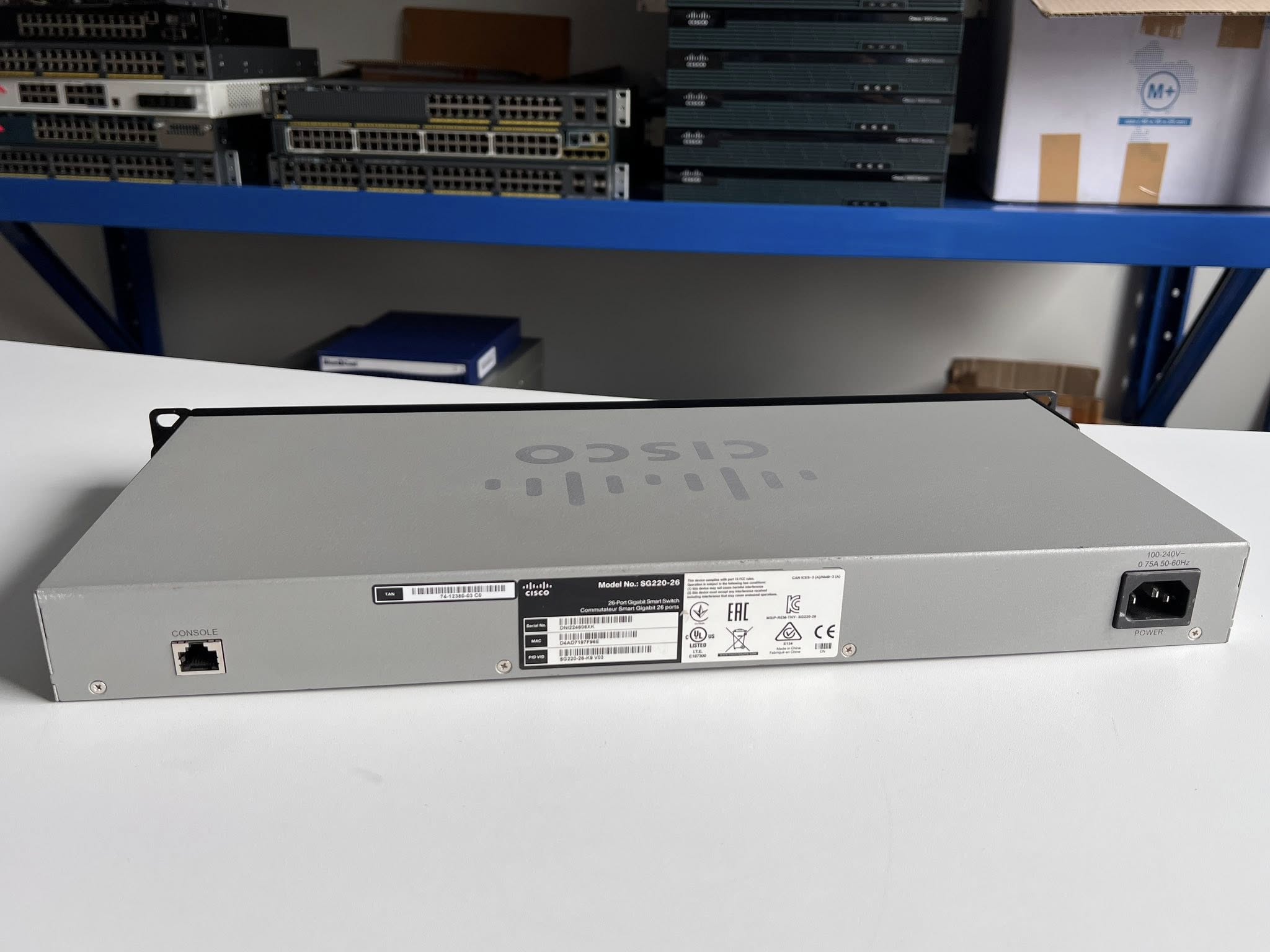 switch cisco sg220 26 port gigabit GUI สวิทซิสโก้กิกะบิตมือสองพร้อมใช้งาน