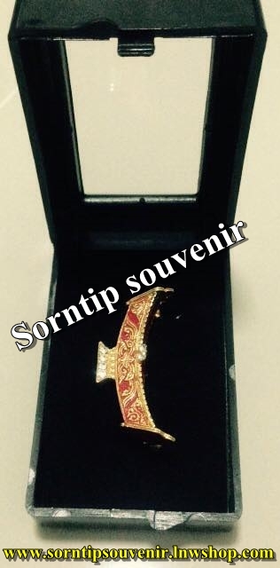 เข็มกลัดลายเครื่องดนตรีไทย (ระนาด)