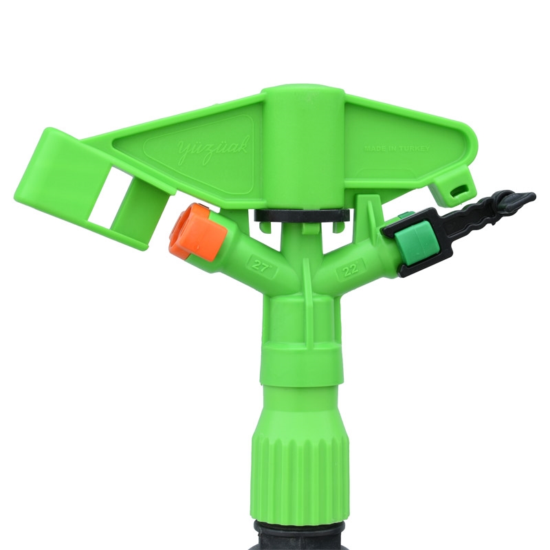 ATOM 15 FC YUZUAK SPRINKLER พลาสติกอย่างดี ขนาด 1 นิ้ว หมุนรอบตัว ฉีดไกล 18.1 เมตร ที่ 4.5 บาร์ กินน้ำ 4.05 ลม.บ/ชม.