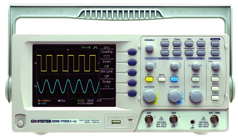GW INSTEK GDS-1102A-U Digital Ossilloscope 100Mhz