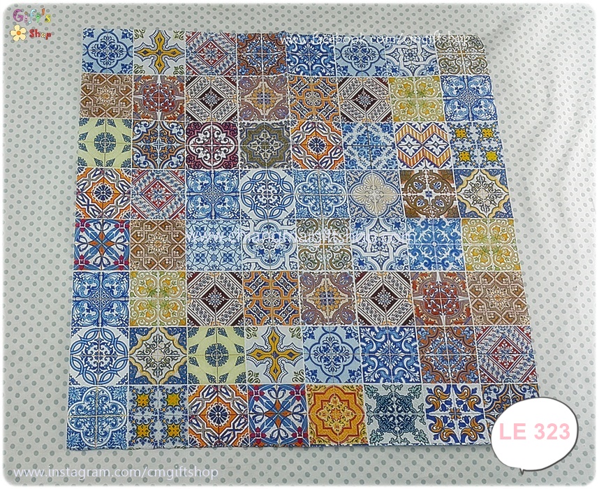 กระดาษแนปกิ้น ลายกระเบื้อง Tiles