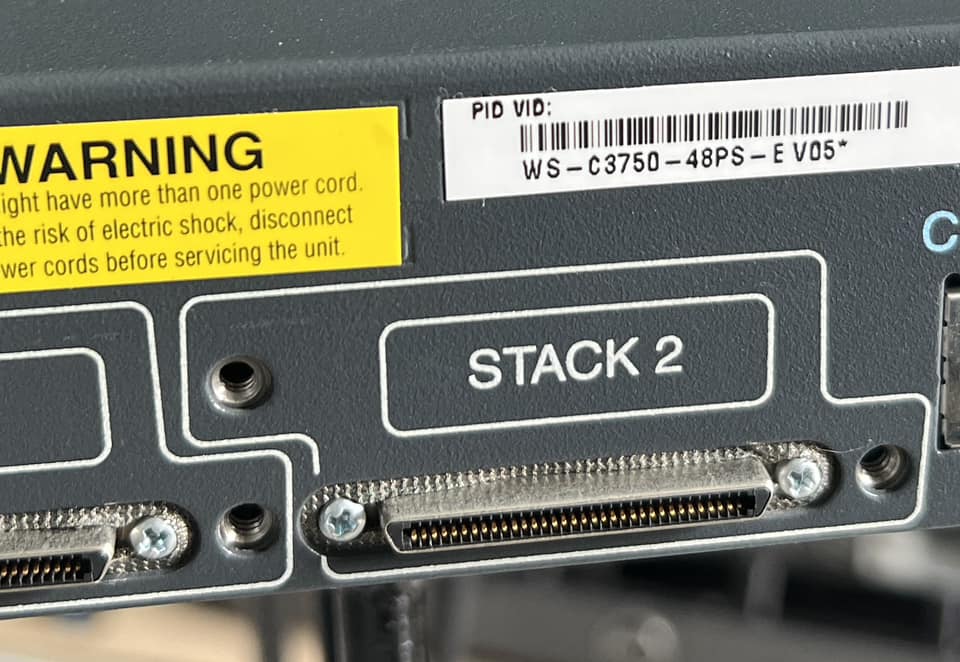 Cisco 3750 PoE 48 port layer 3 สวิทซิสโก้มือสองพร้อมใช้งาน
