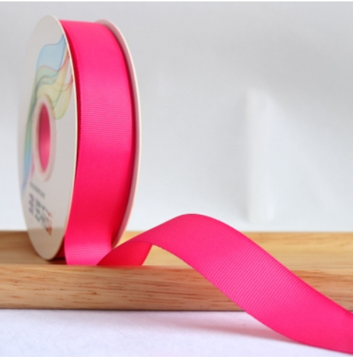 ริบบิ้นผ้าลูกฟูกสีบานเย็น(Azalea) #GX011