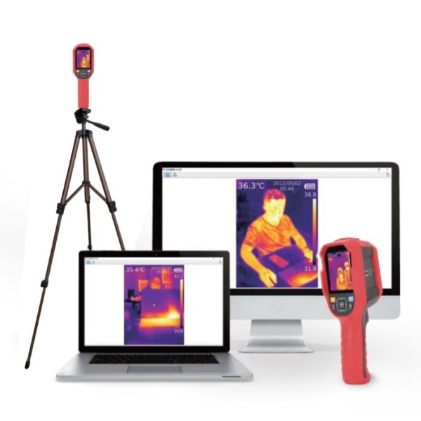 UNI-T UTi260K กล้องตรวจจับอุณหภูมิของบุคคล กล้องถ่ายภาพความร้อนสำหรับวัดไข้