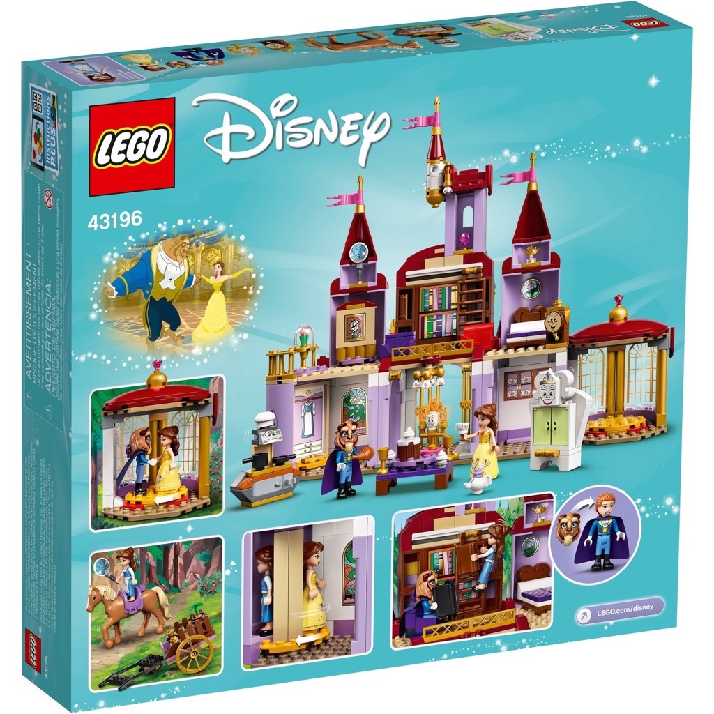 เลโก้ LEGO Disney 43196 Belle and the Beast's Castle