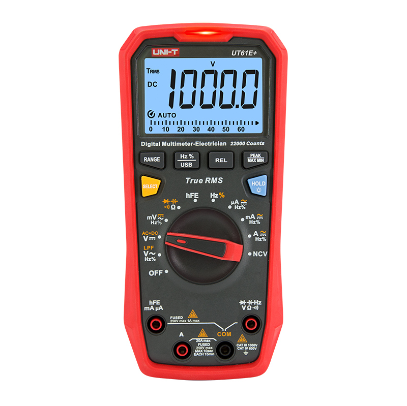 UNI-T UT61E+ 1000V True RMS Digital Multimeter