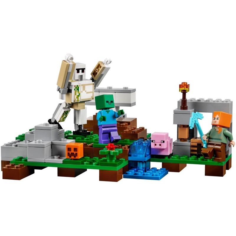 LEGO Minecraft 21123 The Iron Golem (กล่องไม่สวย)
