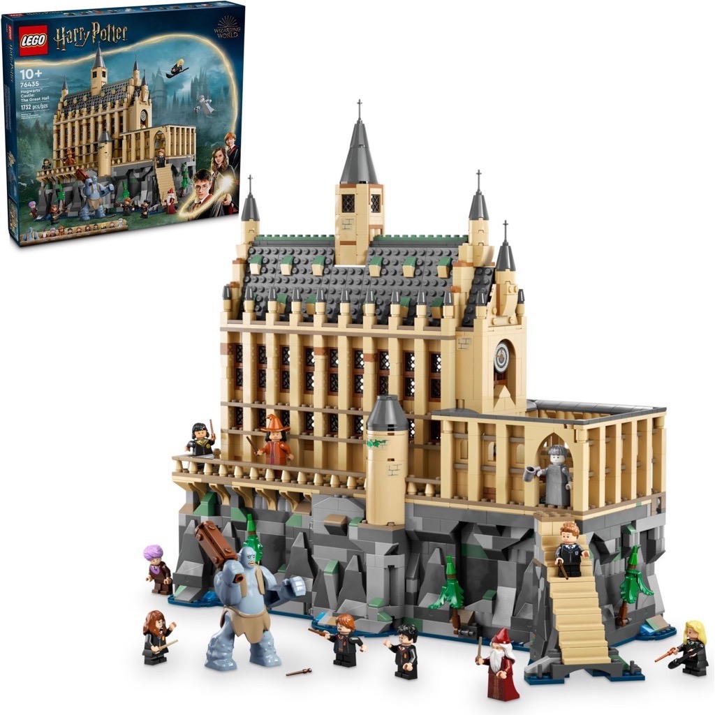 เลโก้ LEGO Harry Potter 76435 Hogwarts Castle: The Great Hall (มีกล่องน้ำตาลตรงรุ่น)