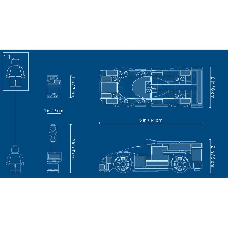 LEGO Speed Champions 75887 เลโก้ Porsche 919 Hybrid