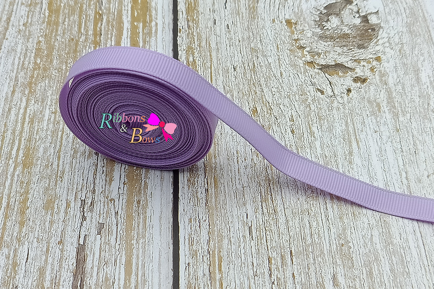 ริบบิ้นผ้าลูกฟูก สีม่วงอ่อน (430#Lt.Orchid) #PC19