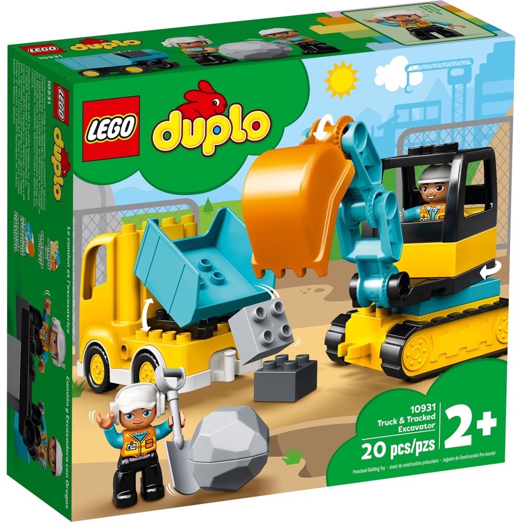 เลโก้ LEGO Duplo 10931 Truck & Tracked Excavator
