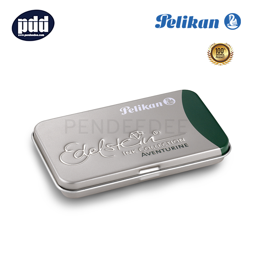 PELIKAN หมึกหลอด พิลิแกน อีเดลสไชน์ หมึกเขียว PELIKAN Edelstein Aventurine Ink Cartridges Refill