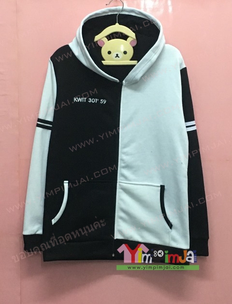 เสื้อฮู้ดทูโทน เสื้อกลุ่มปักตามสั่ง