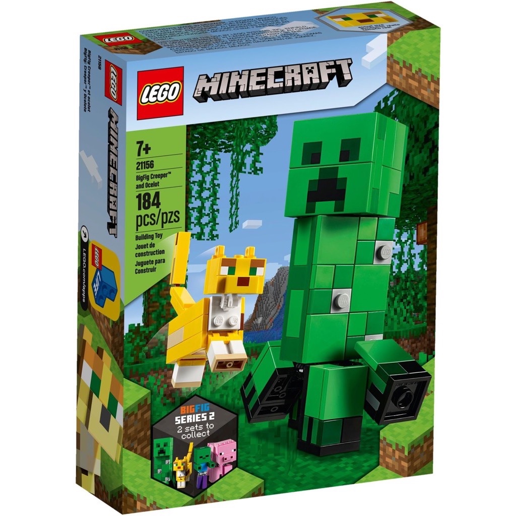 เลโก้ LEGO Minecraft 21156 BigFig Creeper and Ocelot
