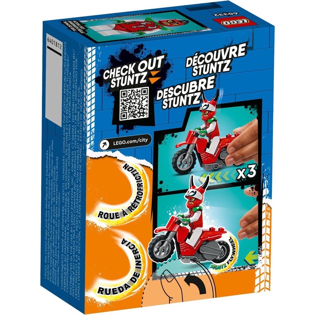 เลโก้ LEGO City 60332 Reckless Scorpion Stunt Bike