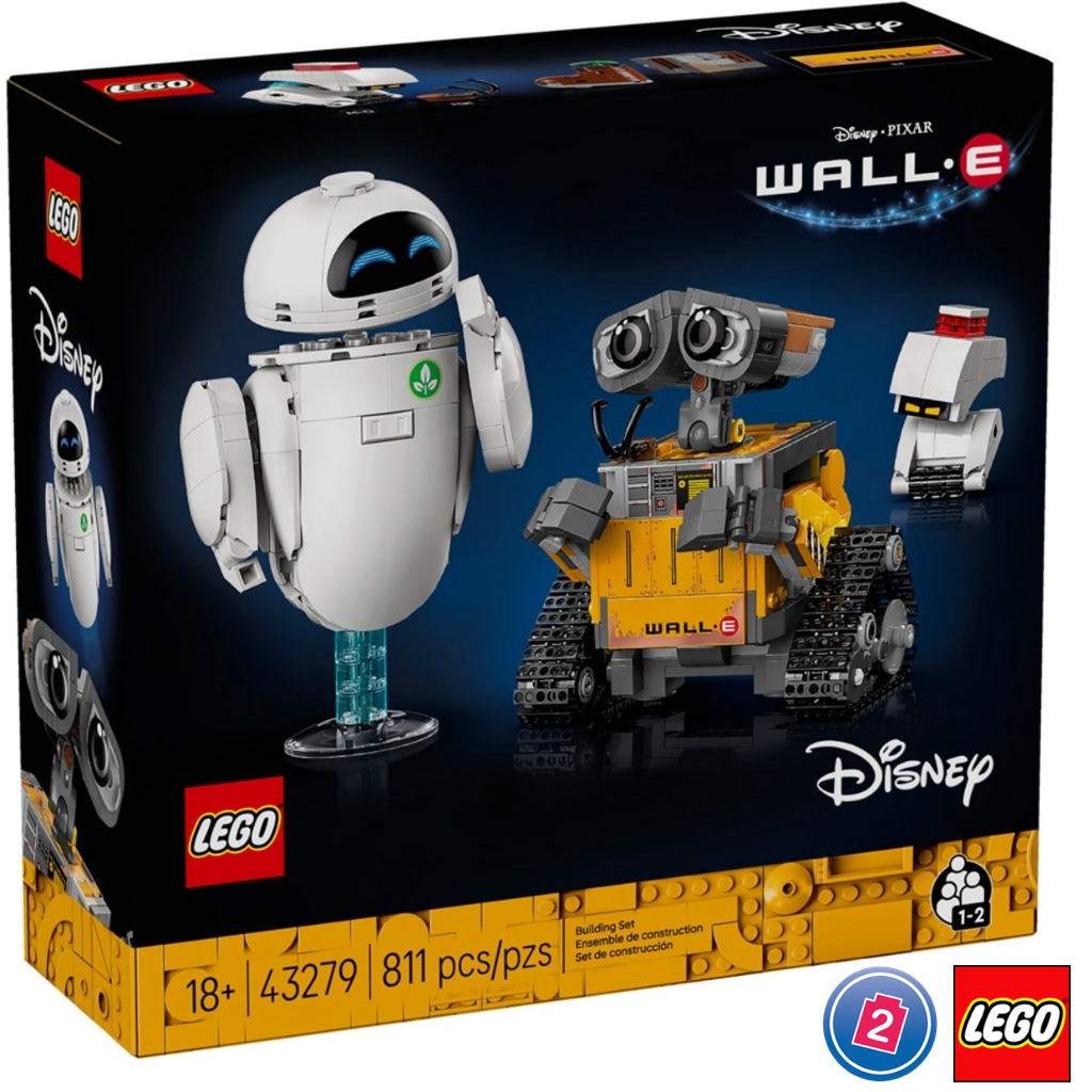 เลโก้ LEGO Disney and Pixar 43279 WALL-E and EVE