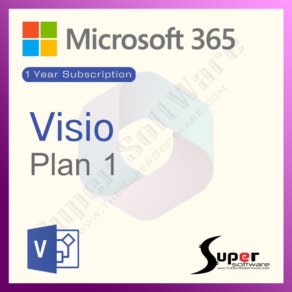 Visio Plan 1 - 1 Year Subscription