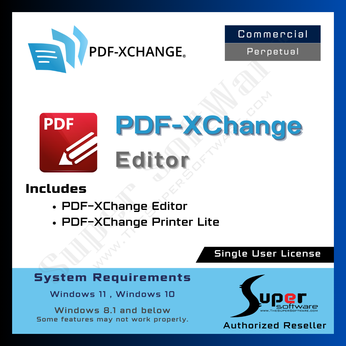 PDF-XChange Editor - Perpetual License
