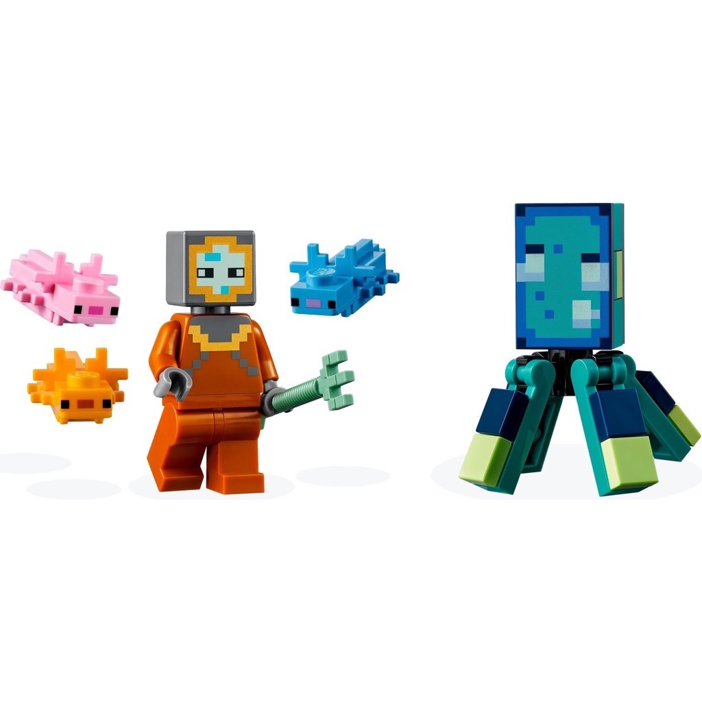 เลโก้ LEGO Minecraft 21180 The Guardian Battle