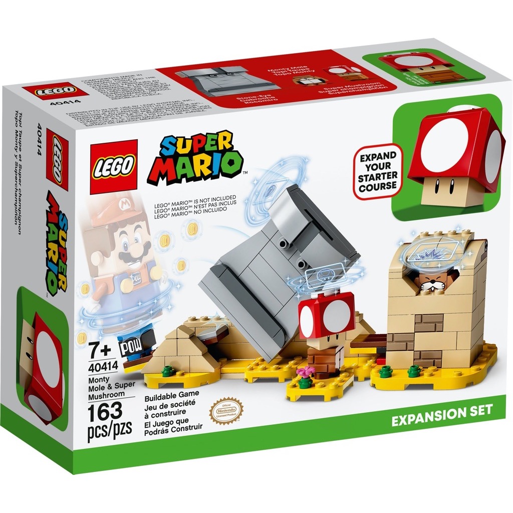 เลโก้ LEGO Super Mario 40414 Monty Mole & Super Mushroom