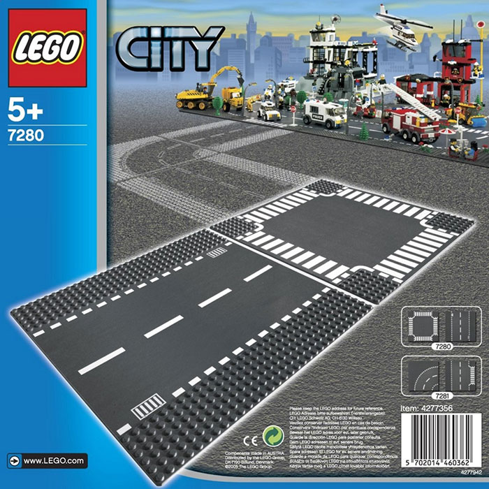 LEGO 7280 Straight & Crossroad Plates
