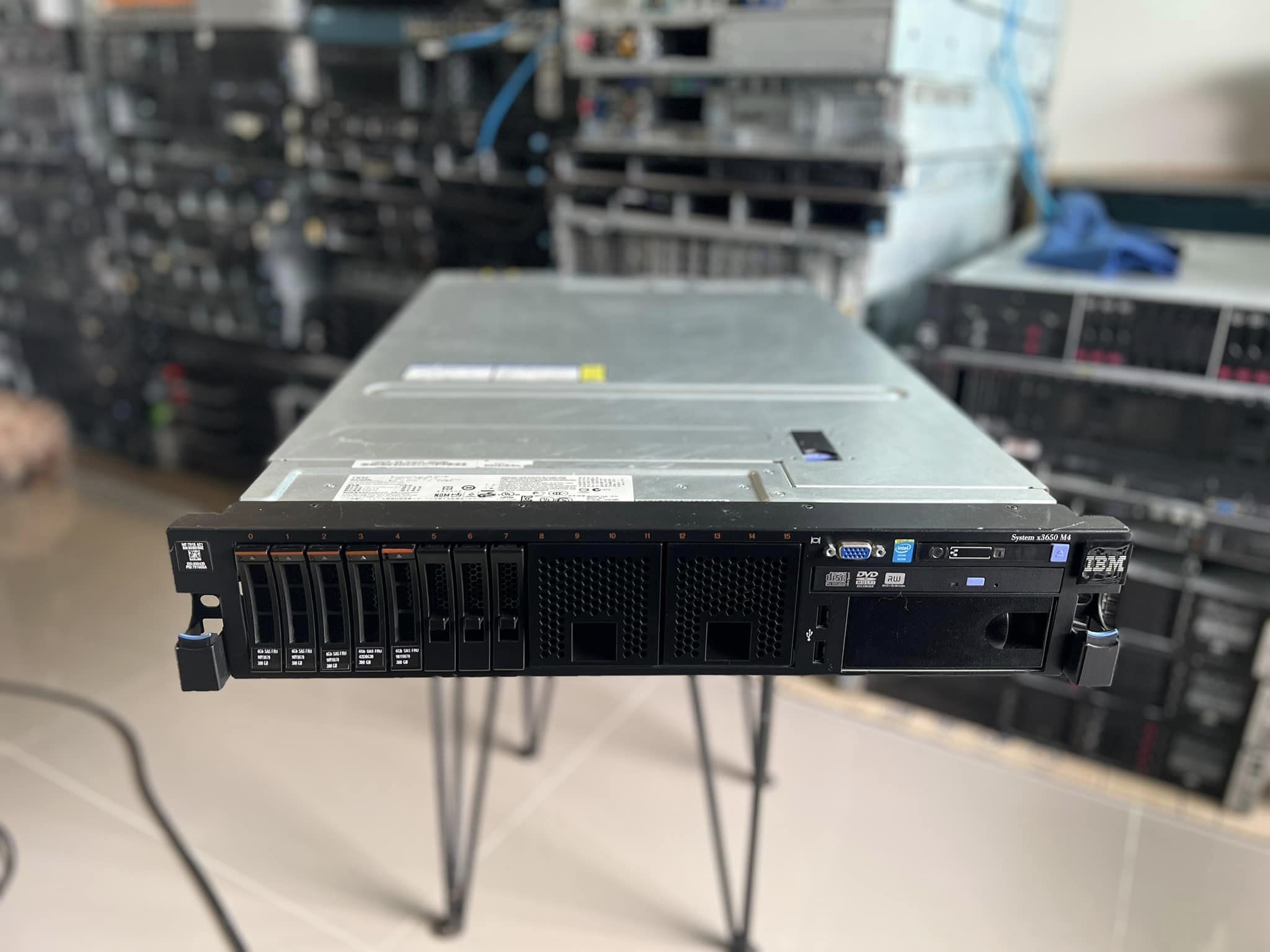 ibm x3650 m4 32gb 2cpu เซิฟเวอร์ไอบีเอ็มมือสองพร้อมใช้งาน