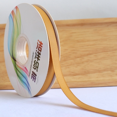 ริบบิ้นผ้าลูกฟูกสีทอง (Pale Gold) #GX019