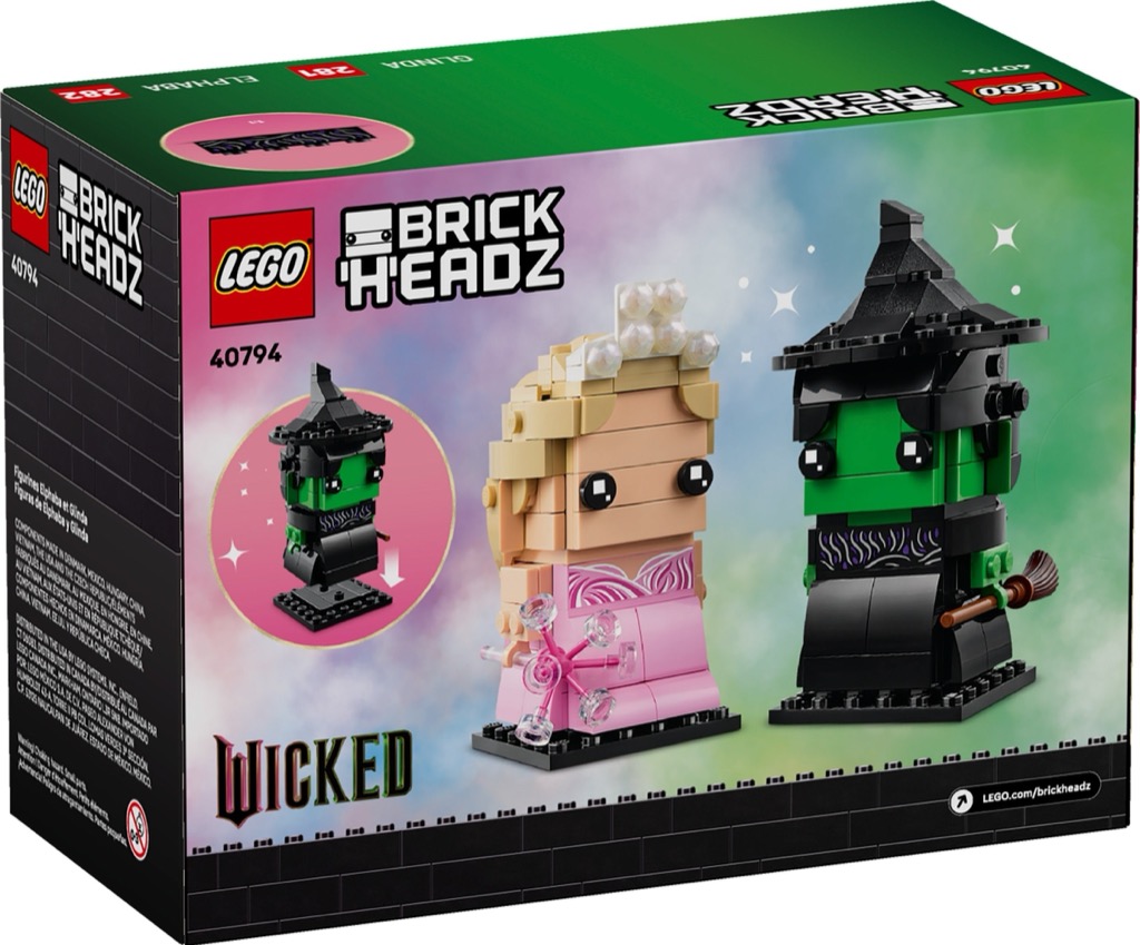 เลโก้ LEGO BrickHeadz 40794 Wicked Elphaba & Glinda Figures