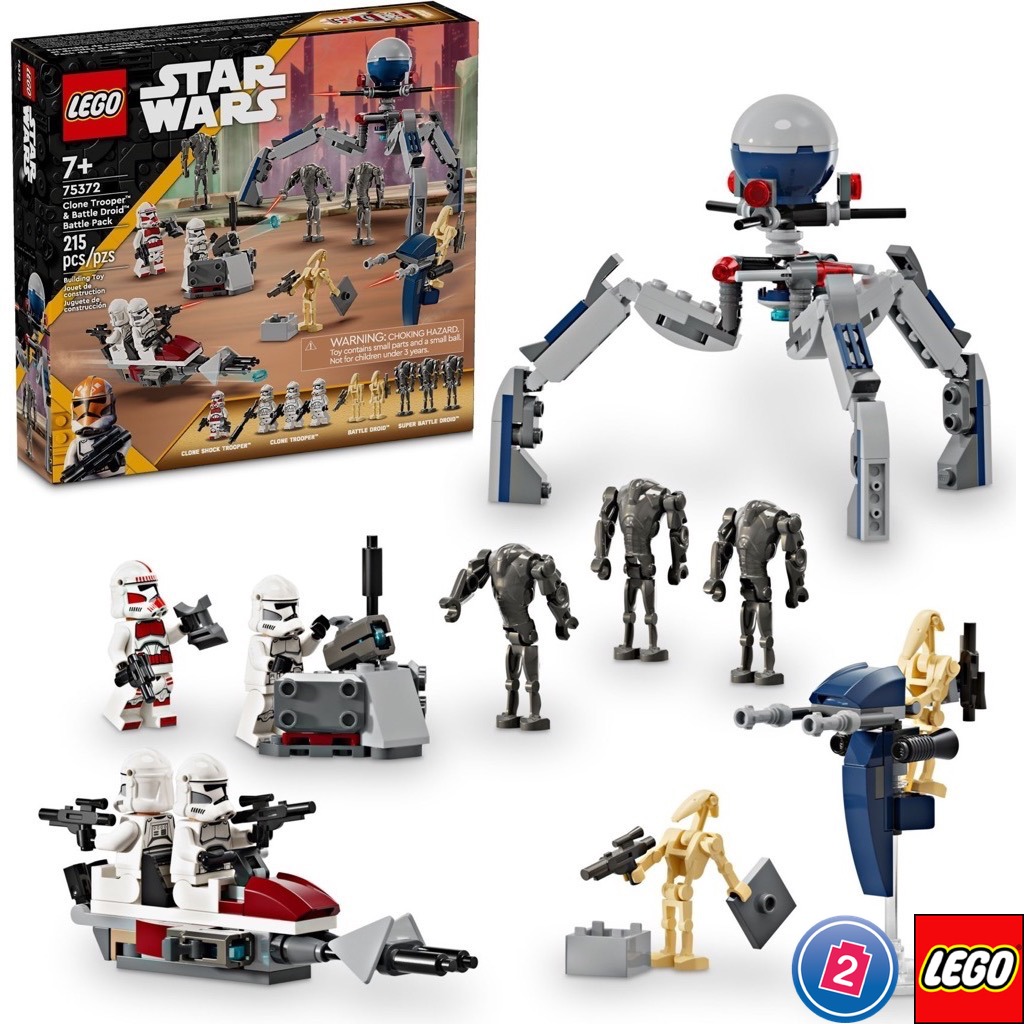 เลโก้ LEGO Star Wars 75372 Clone Trooper & Battle Droid Battle Pack