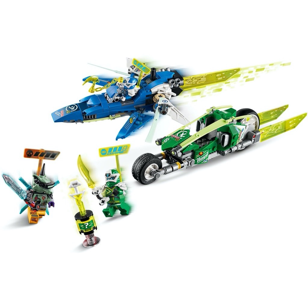 เลโก้ LEGO Ninjago 71709 Jay and Lloyd's Velocity Racers