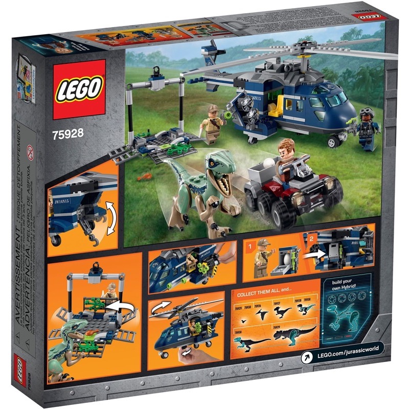 LEGO Jurassic World 75928 เลโก้ Blue's Helicopter Pursuit