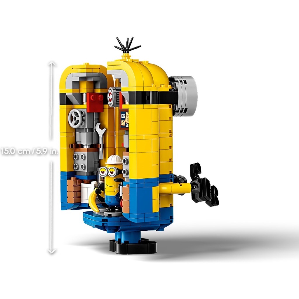 เลโก้ LEGO Minions 75551 Brick-built Minions and their Lair