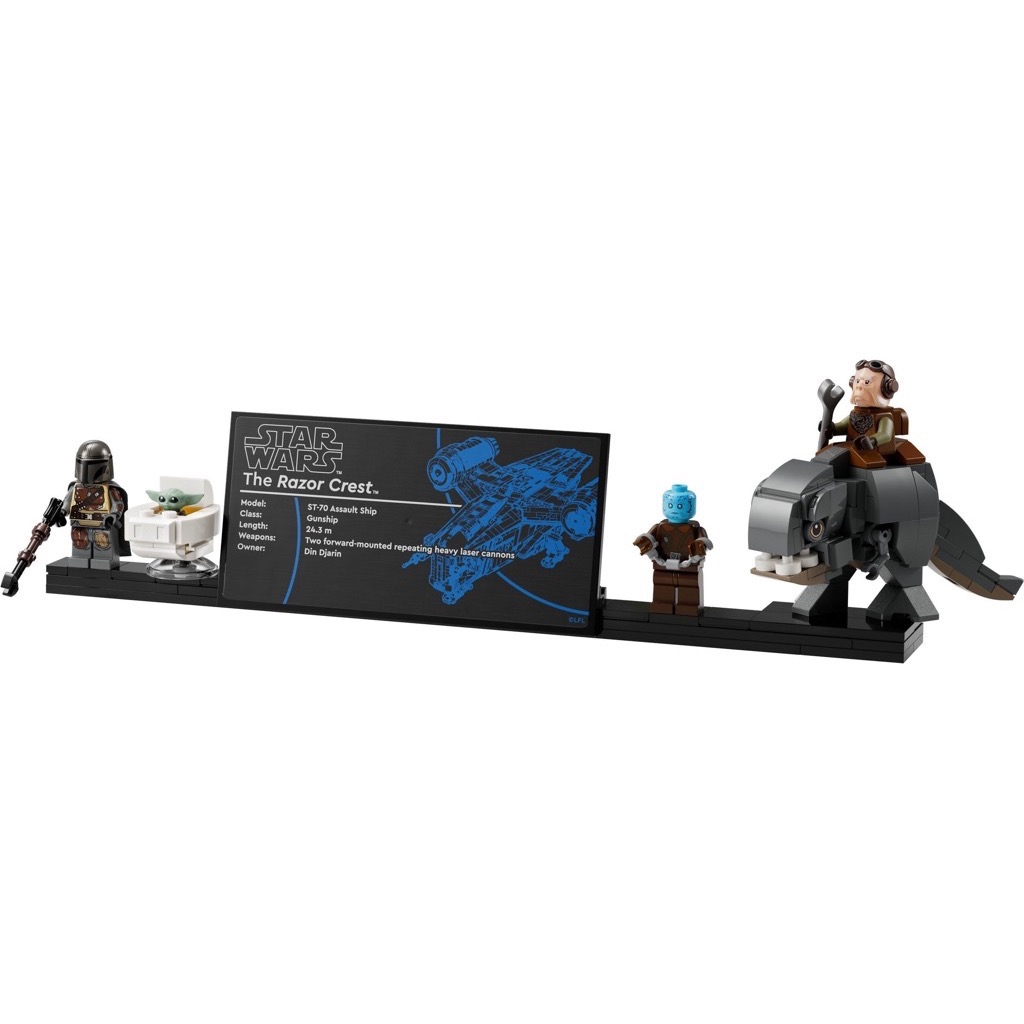 เลโก้ LEGO Exclusives Star Wars 75331 The Razor Crest (มีกล่องกระดาษตรงรุ่น)