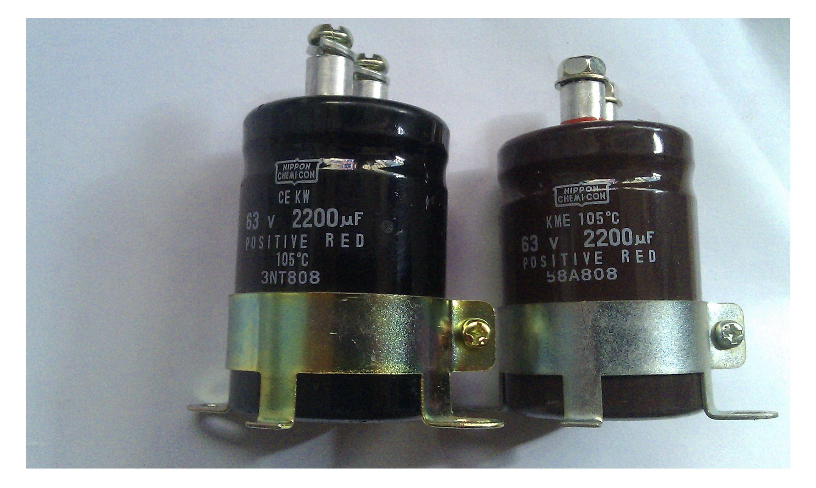 Capacitor 2200UF 63V NIPPON JAPAN 36*53mm New and original Screw pin