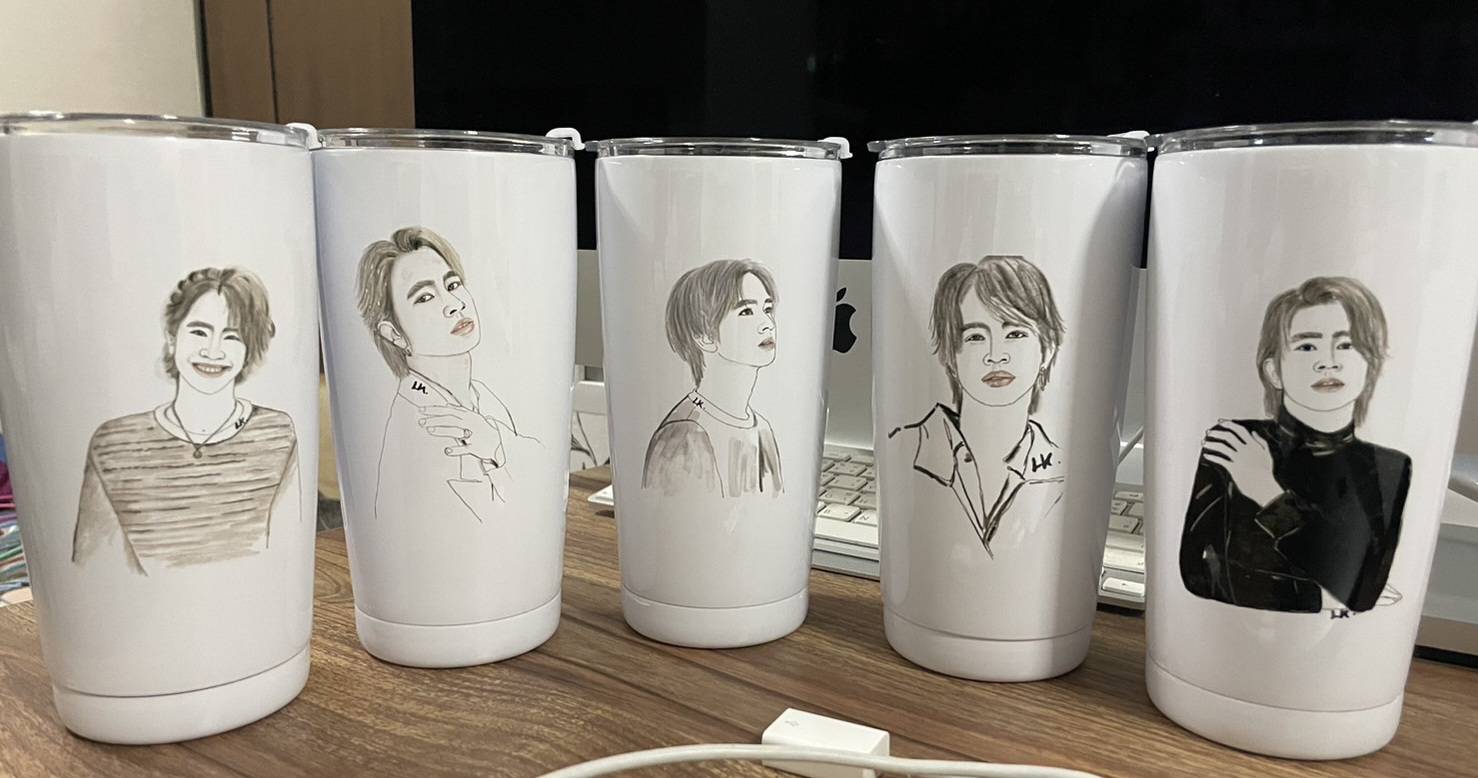 สกรีนแก้ว YETI
