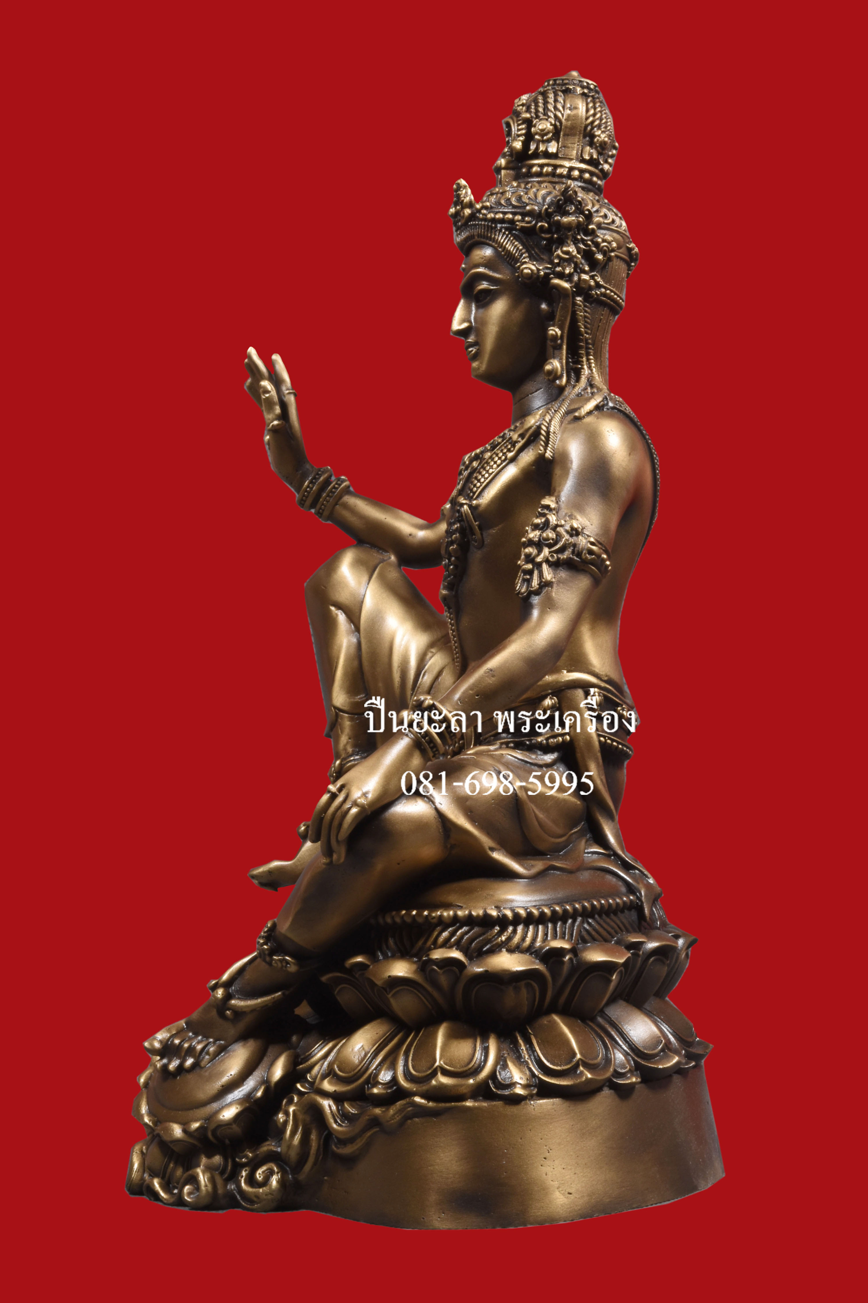 รูปหล่อบูชาจตุคามรามเทพ รุ่นโครตเศรษฐี 2 เนื้อทองชนวน ผิวซาติน หน้าตัก 5 นิ้ว ชุดกรรมการ ปี 2566 พิธีดี น่าเก็บ หายากมาก