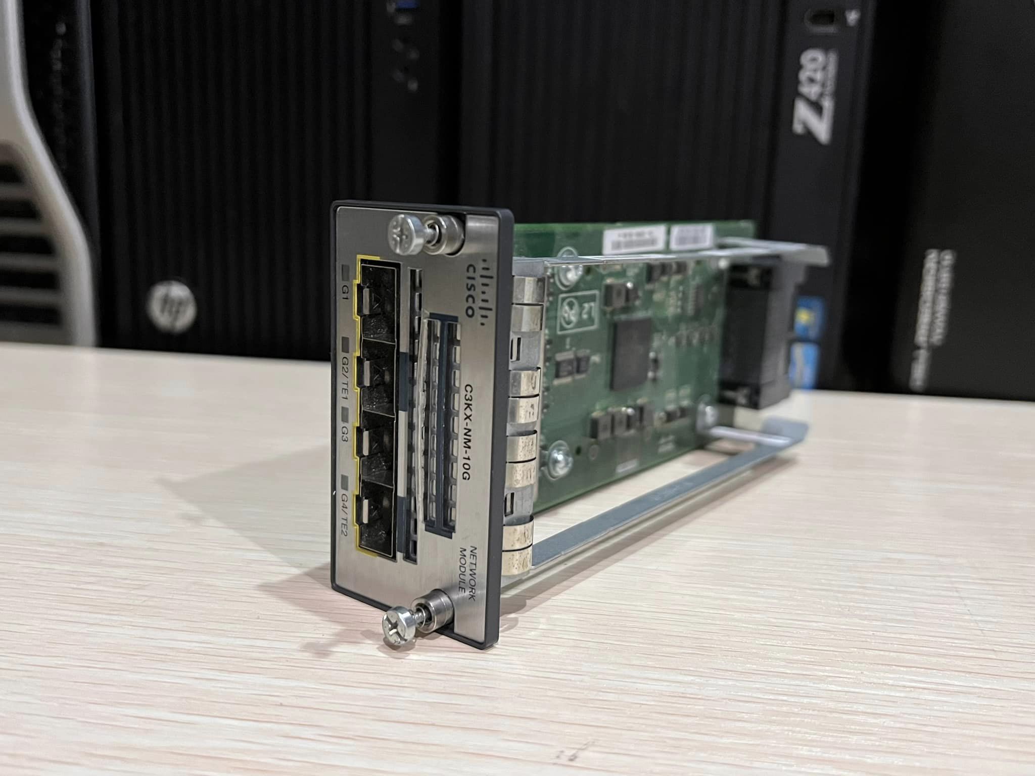 Module Cisco C3KX-NM-10G 4 sfp gigabit 3560x 3750x มือสองพร้อมใช้งาน