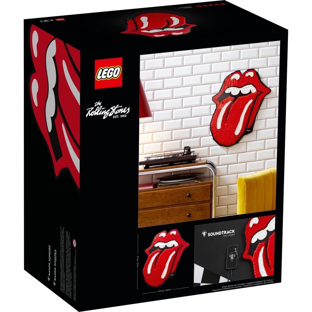 เลโก้ LEGO Exclusives 31206 Art - The Rolling Stones (มีกล่องกระดาษตรงรุ่น)