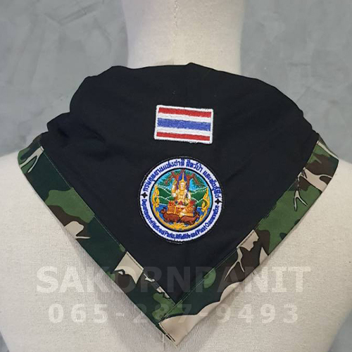 ผ้าพันคอ ธงชาติ+ตรากรมอุทยาน