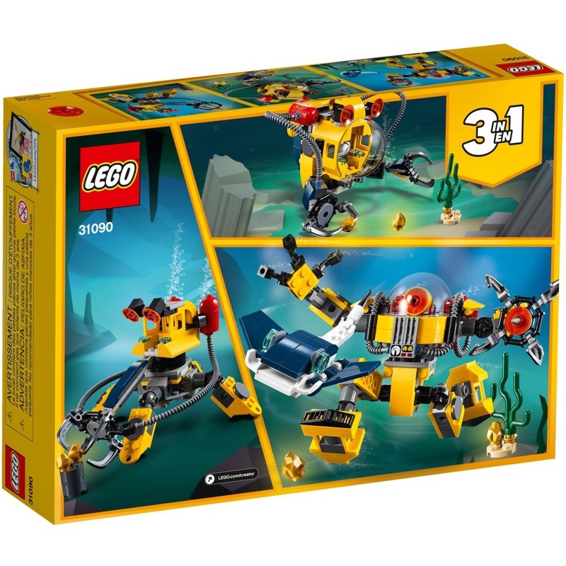 LEGO Creator 31090 Underwater Robot