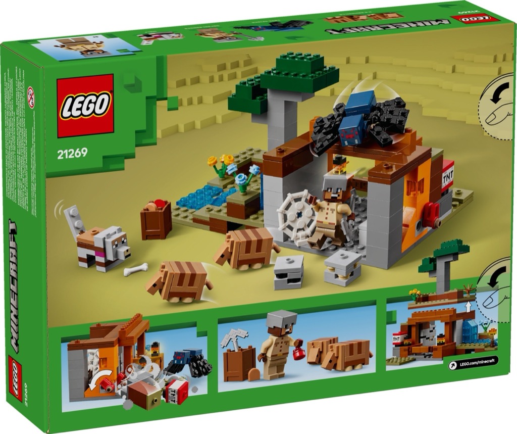 เลโก้ LEGO Minecraft 21269 The Armadillo Mine Expedition