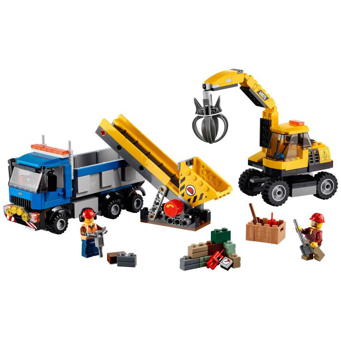 LEGO City 60075 Excavator and Truck