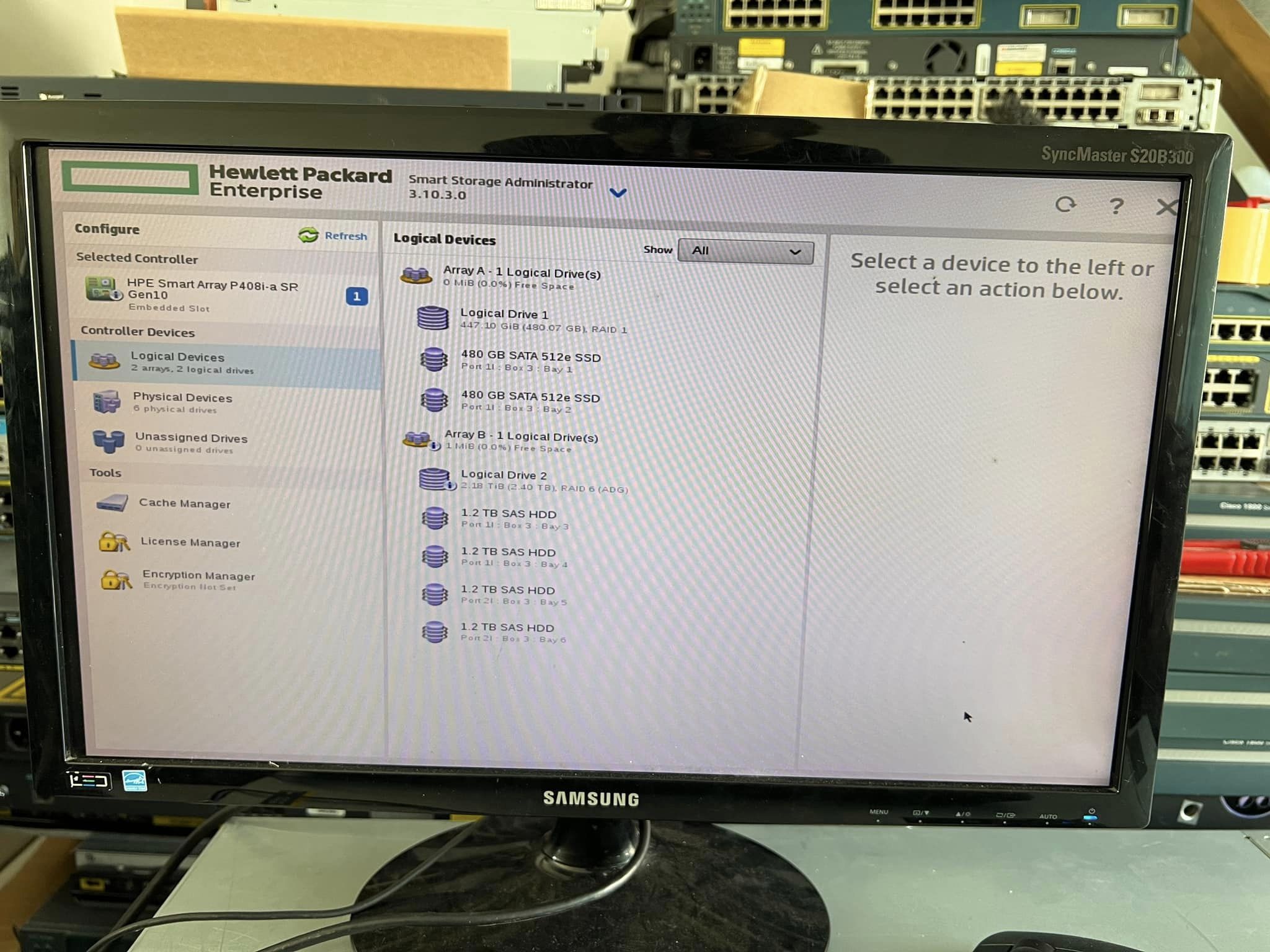 HPE ProLiant DL380 Gen10 2cpu 384gb 32Cores เซิร์ฟเวอร์มือสองพร้อมใช้งาน