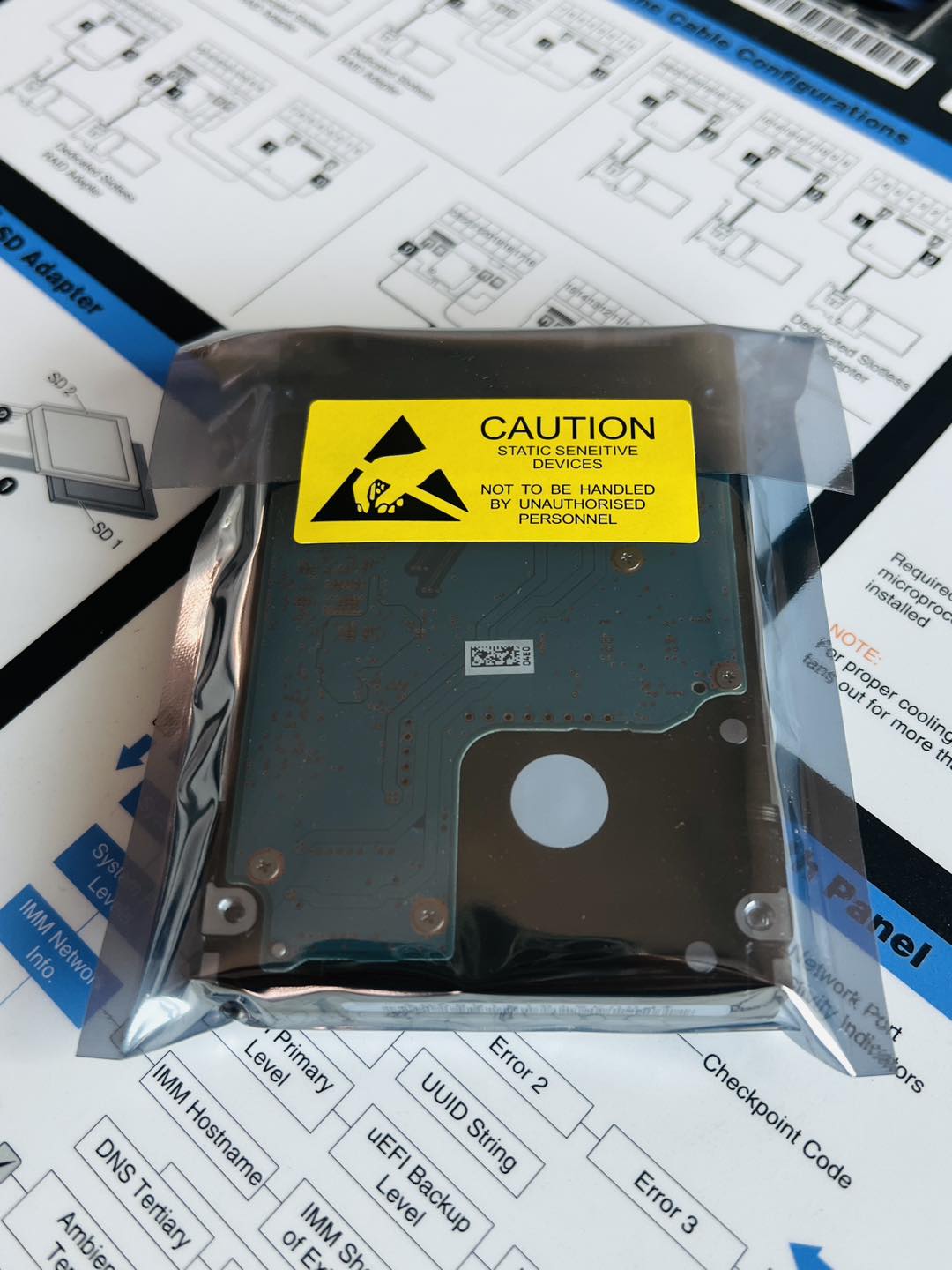 hdd sas 1.8tb 10k 12Gbps 2.5" lenovo ฮาร์ดดิสเซิร์ฟเวอร์มือสองพร้อมใช้งาน